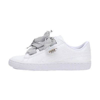 (W) Puma Basket Heart 'White'