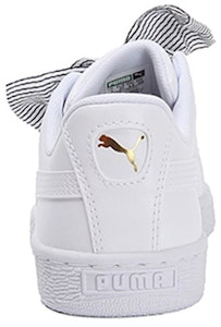 PUMA Basket Heart 絲帶 休閒 低幫 板鞋 男女同款 牛奶白 Lookbook PUMA Basket Heart 絲帶 休閒 低幫 板鞋 男女同款 牛奶白