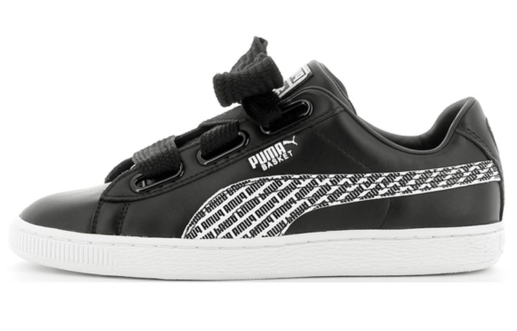 (W) Puma Basket Heart AOP 'Black White'