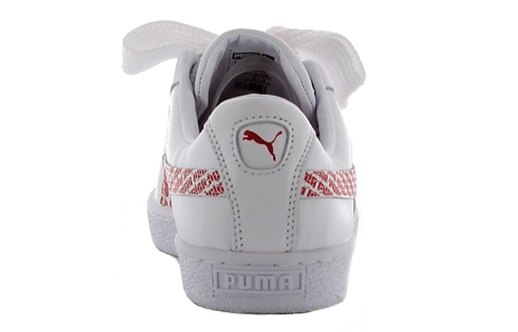 (W) Puma Basket Heart AOP 'White Red' 圖 4