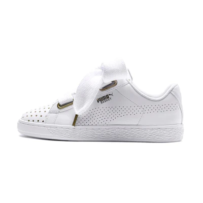 (W) Puma Basket Heart Ath Lux White