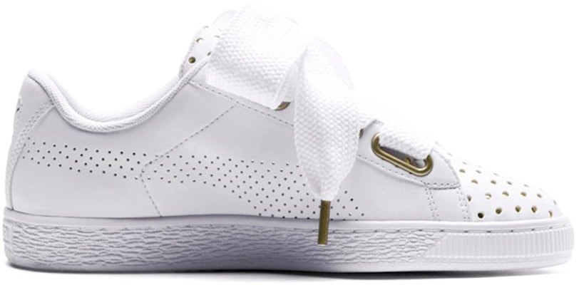 (Women) Puma Basket Heart Ath Lux White 366728-01 Order (Women) Puma Basket Heart Ath Lux White 366728-01