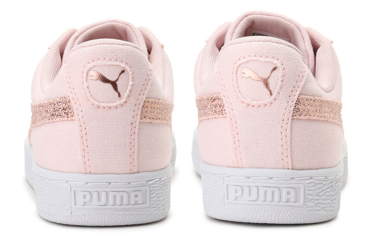 Shop (W) Puma Basket Heart Lona 'Rosa' 366495-02