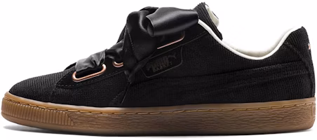 (Women) Puma Basket Heart Corduroy 'Black Brown' 366729-04 (Women) Puma Basket Heart Corduroy 'Black Brown' 366729-04