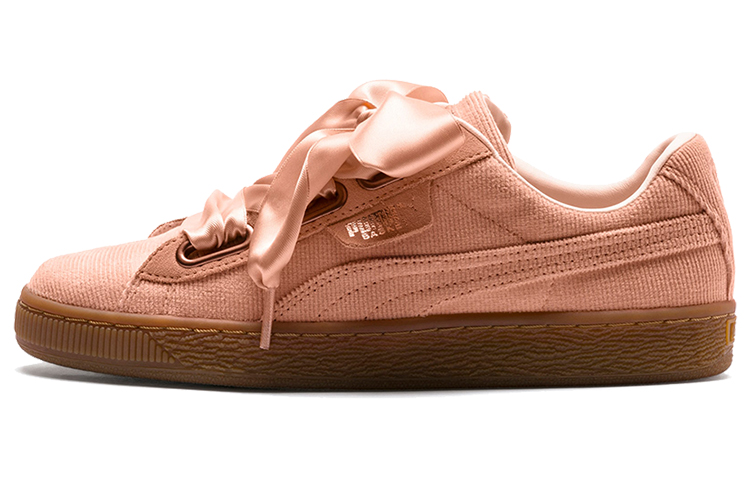 (Women) Puma Basket Heart Corduroy 'Pink Brown' 366729-01