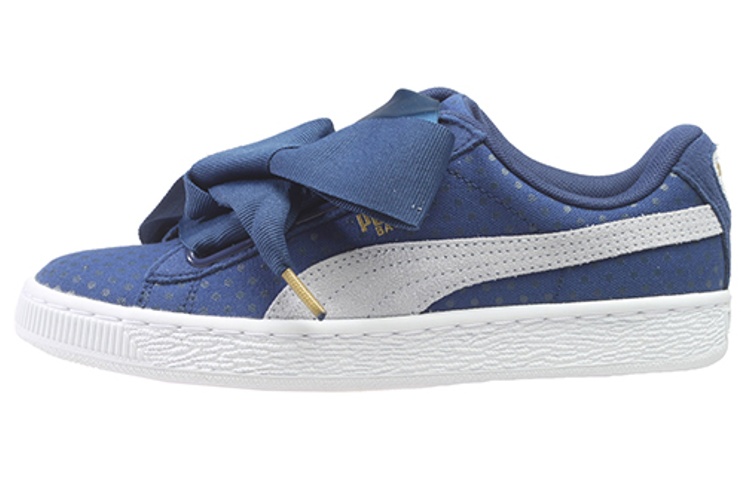 (Women) Puma Basket Heart Denim 363371-01