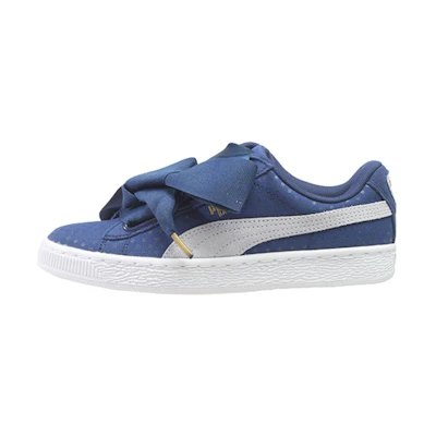 (W) Puma Basket Heart Denim