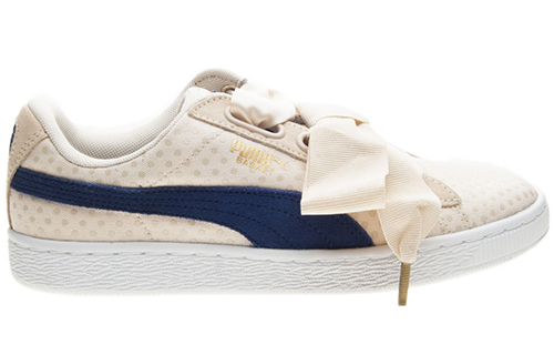 (W) Puma Basket Heart Denim 'Oatmeal Twilight Blue' 圖 2
