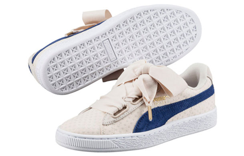 (W) Puma Basket Heart Denim 'Oatmeal Twilight Blue' 圖 3