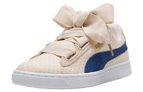 Shop (Women) Puma Basket Heart Denim 'Oatmeal Twilight Blue'  363371-03