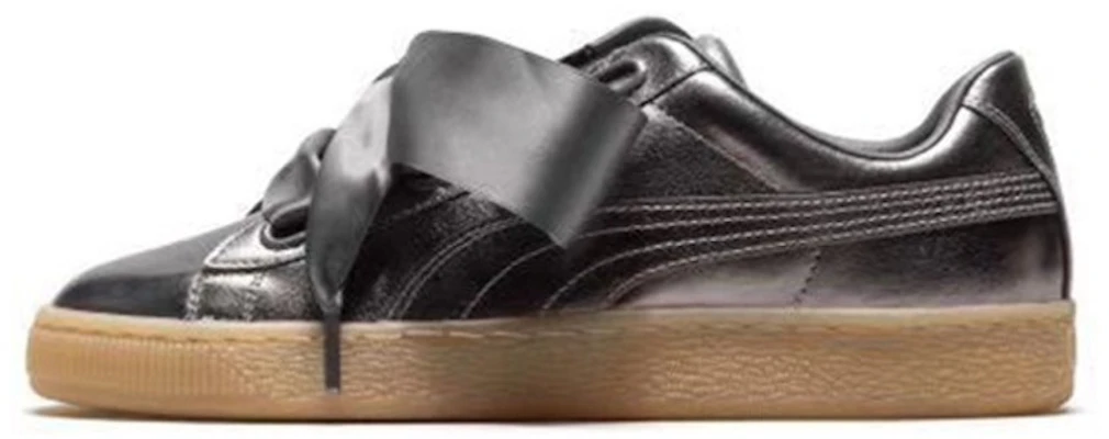 (Women) Puma Basket Heart Luxe 'Quiet Shade' 366730-01 Buy (Women) Puma Basket Heart Luxe 'Quiet Shade' 366730-01