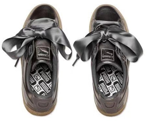 (Women) Puma Basket Heart Luxe 'Quiet Shade' 366730-01 Shop (Women) Puma Basket Heart Luxe 'Quiet Shade' 366730-01