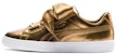 (W) Puma Basket Heart Luxe Kasut Retro Kasual & Skateboarding 366730-02