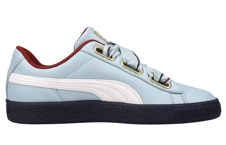 (W) Puma Basket Heart New School Casual Shoes Blue/Black 圖 2