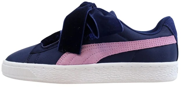 (女款)Puma Basket Heart Nylon 'Blue Depths' 364954-01 Buy (女款)Puma Basket Heart Nylon 'Blue Depths' 364954-01