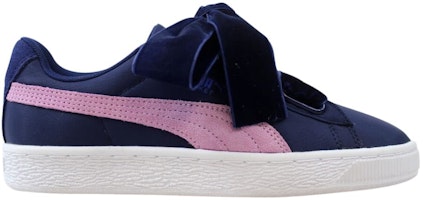 (Women) Puma Basket Heart Nylon 'Blue Depths' 364954-01 (Women) Puma Basket Heart Nylon 'Blue Depths' 364954-01
