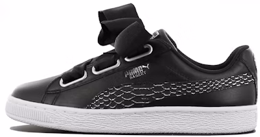 (Women) Puma Basket Heart Oceanaire 'Black' 366443-01 (Women) Puma Basket Heart Oceanaire 'Black' 366443-01