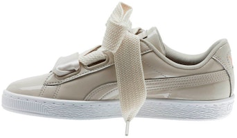 (Women) Puma Basket Heart Patent 'Silver Grey' 363073-22 (Women) Puma Basket Heart Patent 'Silver Grey' 363073-22