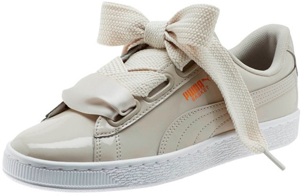 (Women) Puma Basket Heart Patent 'Silver Grey' 363073-22 Lookbook (Women) Puma Basket Heart Patent 'Silver Grey' 363073-22