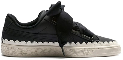(W) Puma Basket Heart Scallop 'Negro' 366979-03 Order (W) Puma Basket Heart Scallop 'Negro' 366979-03