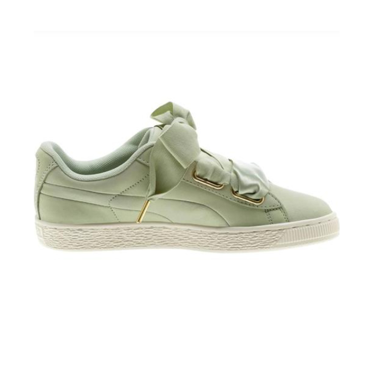 (W) Puma Basket Heart Shoes Green 圖 2