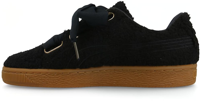 (W) 푸마 바스켓 하트 테디 "블랙"   (Puma Basket Heart Teddy "Black" ) 367030-02 Buy (W) 푸마 바스켓 하트 테디 "블랙"   (Puma Basket Heart Teddy "Black" ) 367030-02