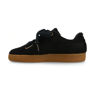 (W) Puma Basket Heart Teddy 'Black'