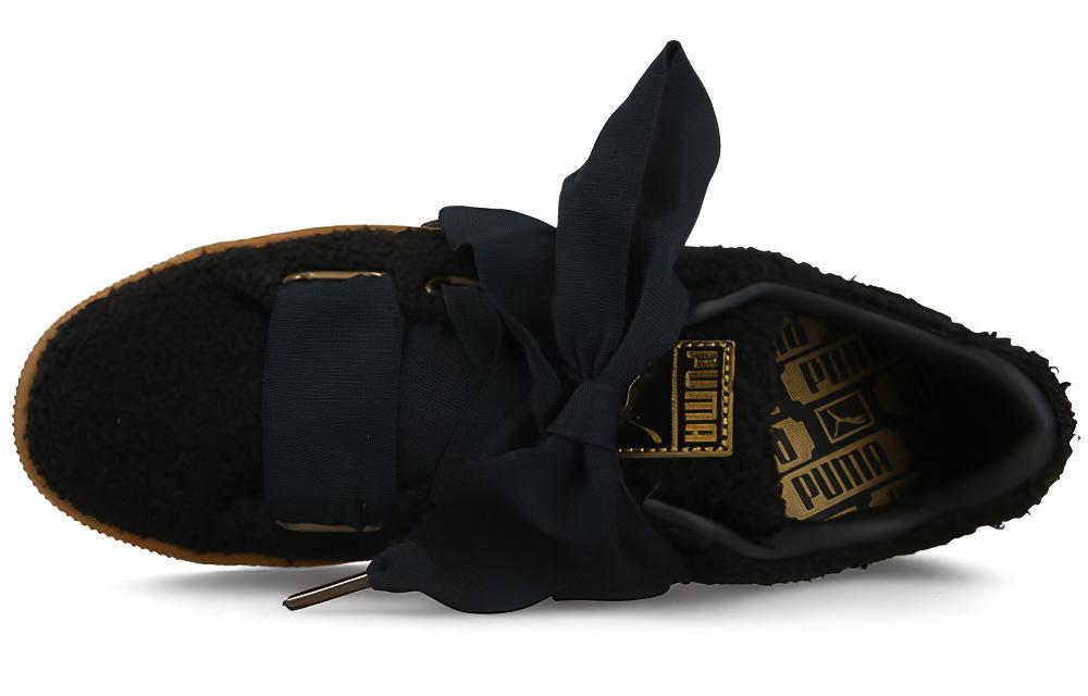 Lookbook (W) Puma Basket Heart Teddy 'Negro' 367030-02