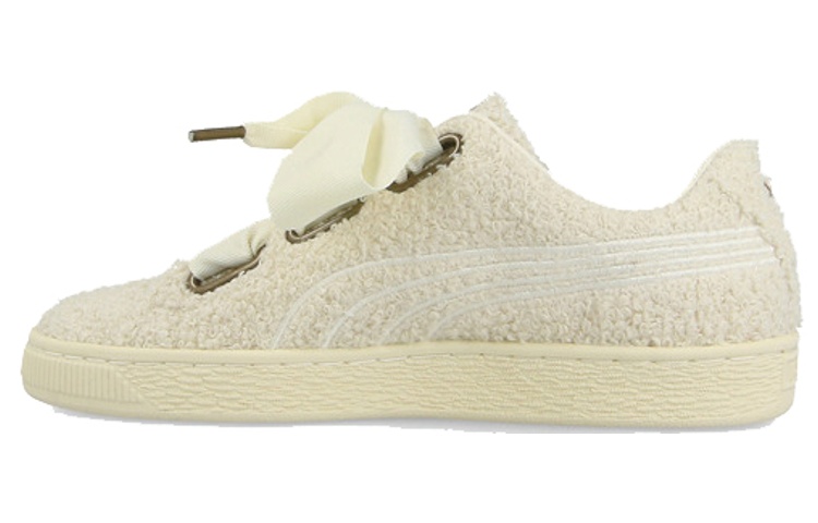 Buy (W) Puma Basket Heart Teddy 'Crema y Amarillo' 367030-01