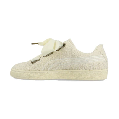 (W) Puma Basket Heart Teddy 'Cream y'