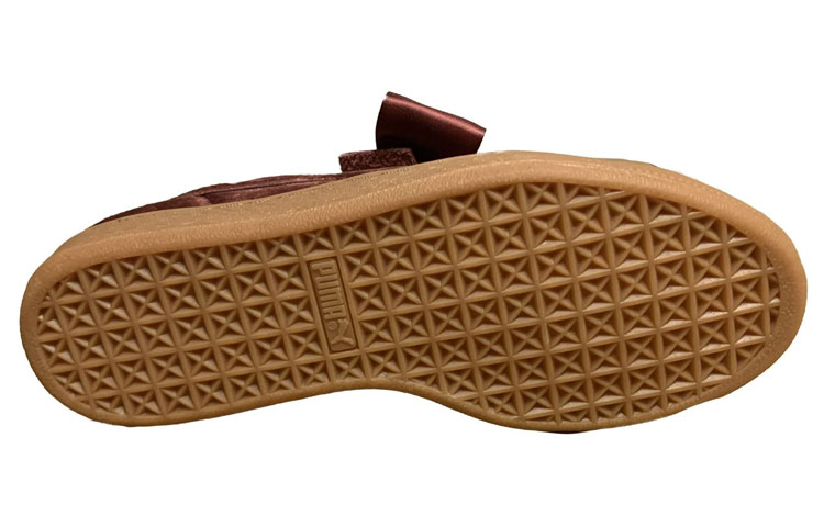 (W) Puma Basket Heart Velvet Shoes Red/Brown 圖 4