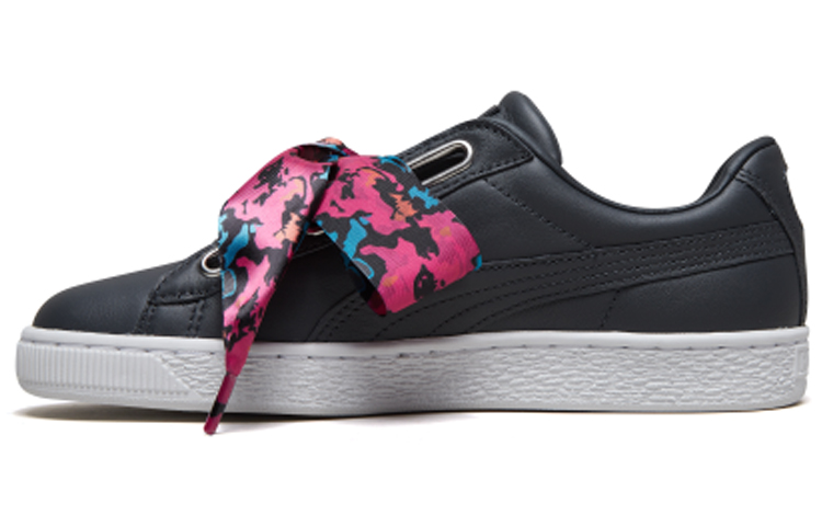 (Women) Puma Basket Heart Wonderland 'Black Pink' 369646-01