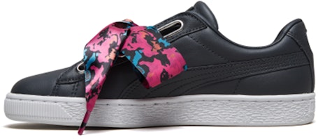 (Women) Puma Basket Heart Wonderland 'Black Pink' 369646-01 (Women) Puma Basket Heart Wonderland 'Black Pink' 369646-01