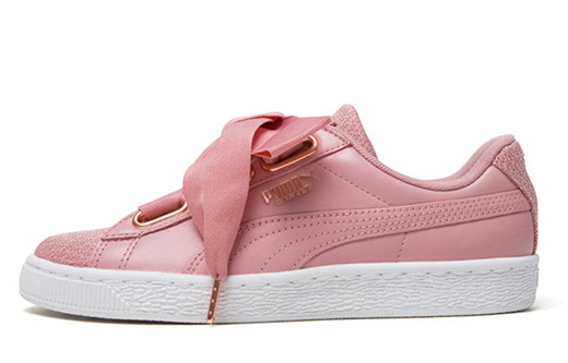 (Women) Puma Basket Heart Woven Rose Wns 369649-01