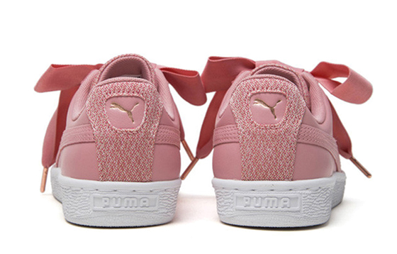 Shop (W) Puma Basket Heart Tejido Rosa Mujer 369649-01