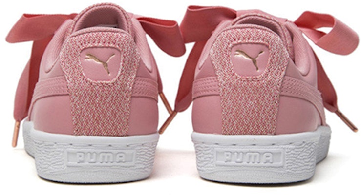(W) 푸마 바스켓 하트 로즈 여성 (Puma Basket Heart Rose 여성) 369649-01 Shop (W) 푸마 바스켓 하트 로즈 여성 (Puma Basket Heart Rose 여성) 369649-01