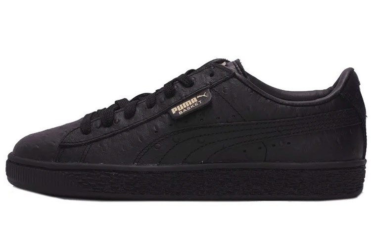 Buy (W) Puma Basket Sneakers Kulit Burung Unta Hitam 366727-01