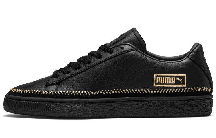Buy (W) Puma Basket Ribete Metálico 'Blanco Negro' 369650-02
