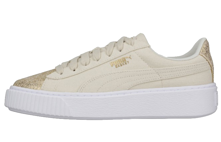 Buy (W) Puma Basket Platform 'Crema y' 366494-01