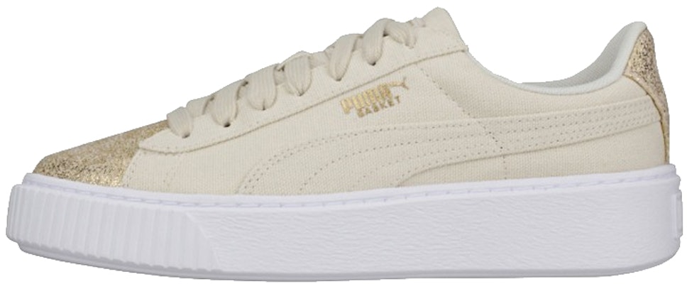 (Women) Puma Basket Platform 'Cream y' 366494-01 Buy (Women) Puma Basket Platform 'Cream y' 366494-01
