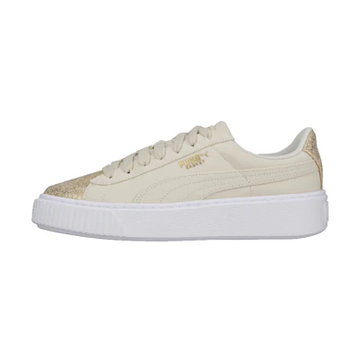 (W) Puma Basket Platform 'Cream y'