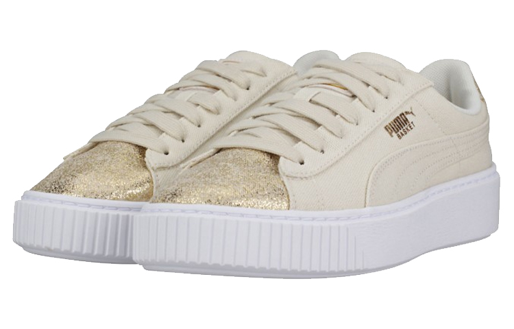 Order (W) Puma Basket Platform 'Crema y' 366494-01