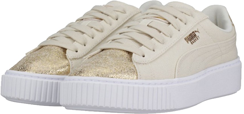 (Women) Puma Basket Platform 'Cream y' 366494-01 Order (Women) Puma Basket Platform 'Cream y' 366494-01
