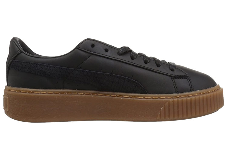 Order (W) Puma Basket Platform 'Euphoria Gum' Wanita Lelaki Kasut Platform. 366716-02