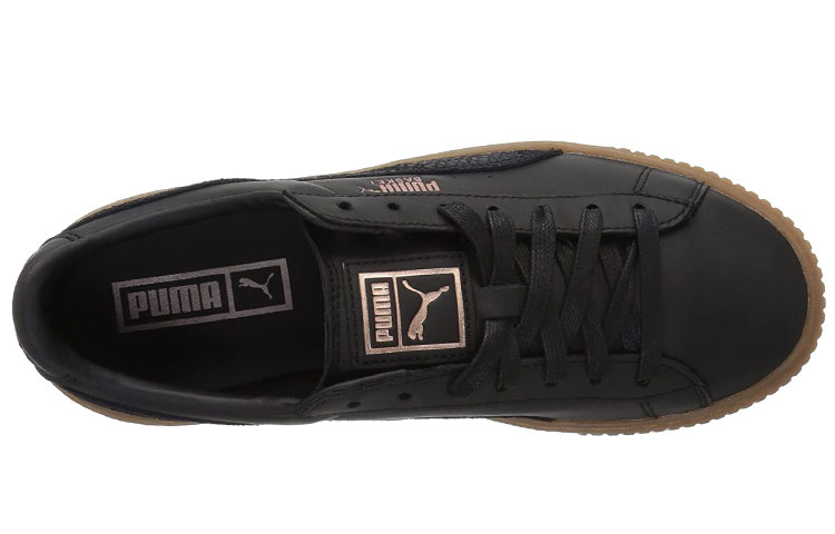 Lookbook (W) Puma Basket Platform 'Euphoria Gum' Wanita Lelaki Kasut Platform. 366716-02