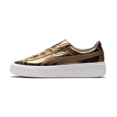 (W) Puma Basket Platform Luxe 'Ermine'