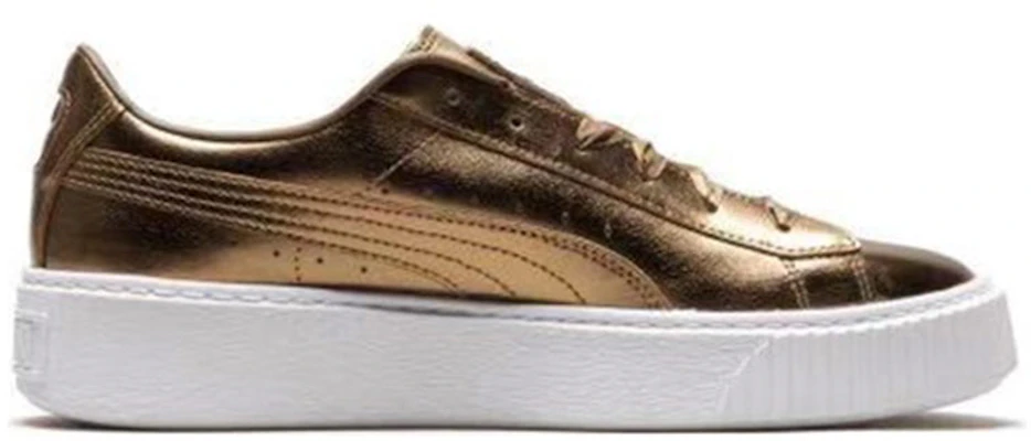 (W) Puma Basket Platform Luxe 'Emas' 366687-02 Order (W) Puma Basket Platform Luxe 'Emas' 366687-02