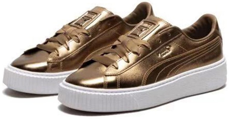 (Women) Puma Basket Platform Luxe 'Ermine' 366687-02 Lookbook (Women) Puma Basket Platform Luxe 'Ermine' 366687-02