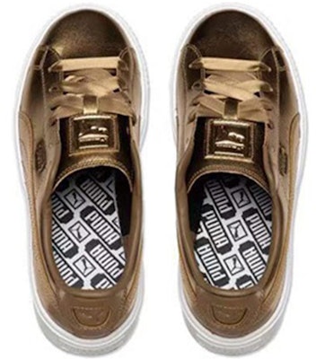 (Women) Puma Basket Platform Luxe 'Ermine' 366687-02 Purchase (Women) Puma Basket Platform Luxe 'Ermine' 366687-02