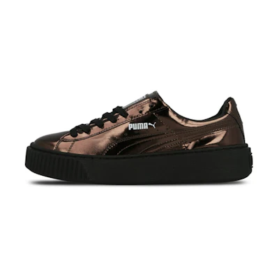 (W) Puma Basket Platform 'Metallic Bronze'